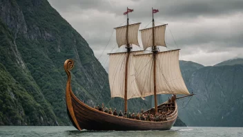 Vikingtiden, norsk identitet, norrøn mytologi, håndverk, maritim kultur