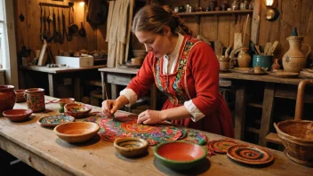 norsk folkekunst, tradisjonelle håndverk, kulturbevaring, lokale kunstnere, bærekraftige metoder