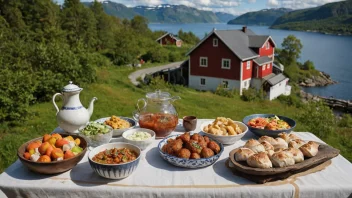 Tradisjonell norsk matlaging, kulturell arv, regionale spesialiteter, lokale ingredienser, bærekraftige praksiser, samfunnspåvirkning