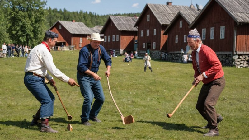 tradisjonelle spill, lokalt arrangement, Røros, kulturarv, lokale aktiviteter