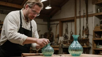 Norge glassproduksjon, tradisjonelt håndverk, lokale kunstnere, bærekraftige praksiser, kulturell arv