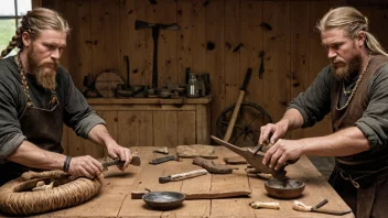 Vikingtiden, håndverk, norske håndverkere, kulturarv, bærekraftige praksiser, lokal støtte