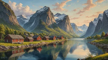 norsk kunst, romantikk, modernisme, Edvard Munch, samtidskunstnere, kulturell betydning, lokal støtte
