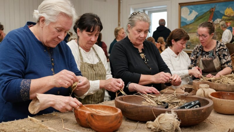 Harstad, tradisjonelt håndverk, lokale håndverkere, kulturell betydning, bærekraftige praksiser, lokalt arrangement