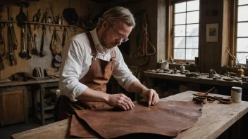 norsk lærproduksjon, lokale håndverkere, bærekraftige metoder, kulturell betydning, håndverk
