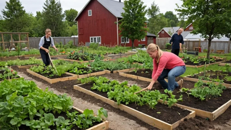 bærekraftig hagearbeid, fellesskapsprosjekter, urban landbruk, Norge, lokale produkter