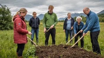 fellesskapsprosjekter, lokal økonomi, bærekraft, Norge, støtte til håndverkere
